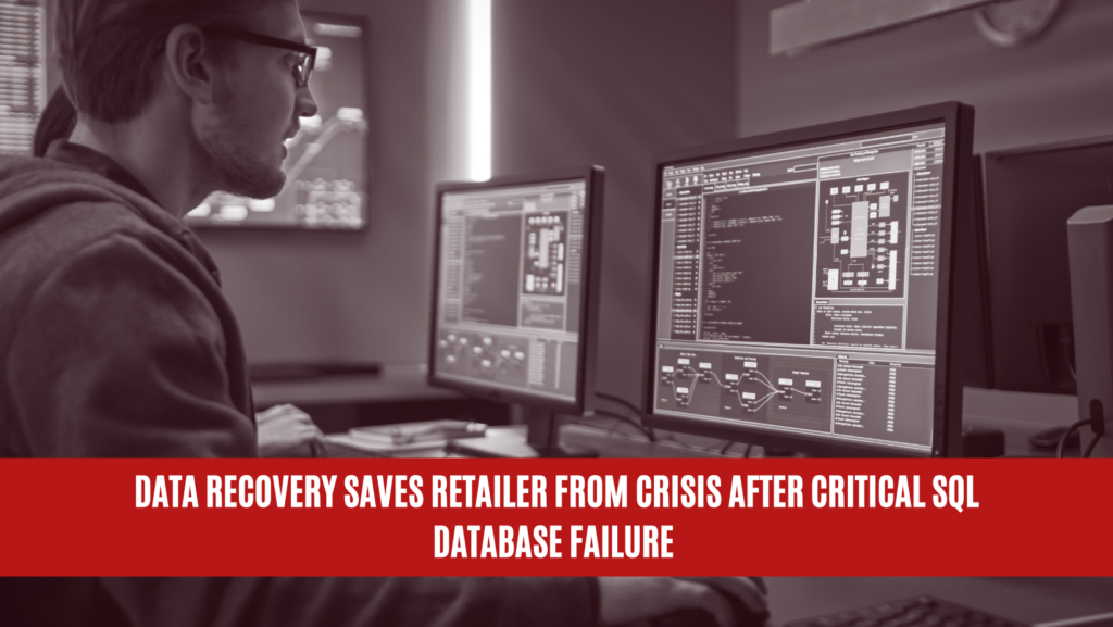 Data Recovery Saves Retailer from Crisis After Critical SQL Database Failure