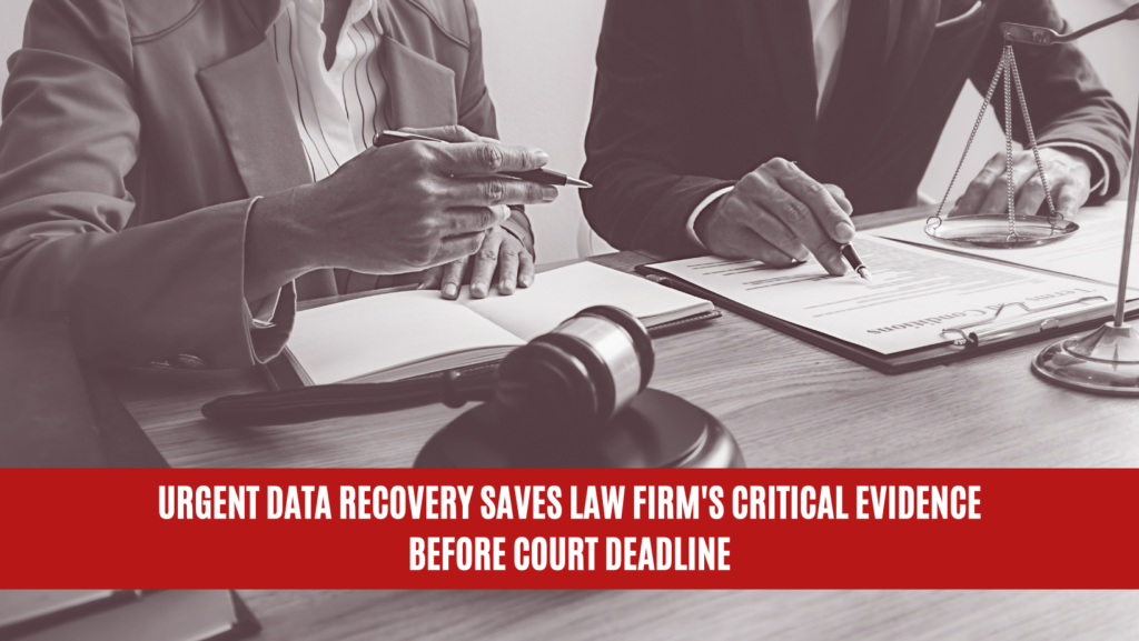 Urgent Data Recovery Saves Law Firm's Critical Evidence Before Court Deadline