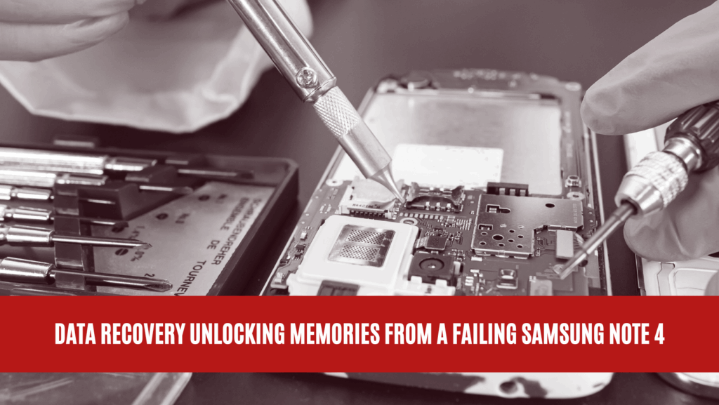 Data Recovery Unlocking Memories from a Failing Samsung Note 4