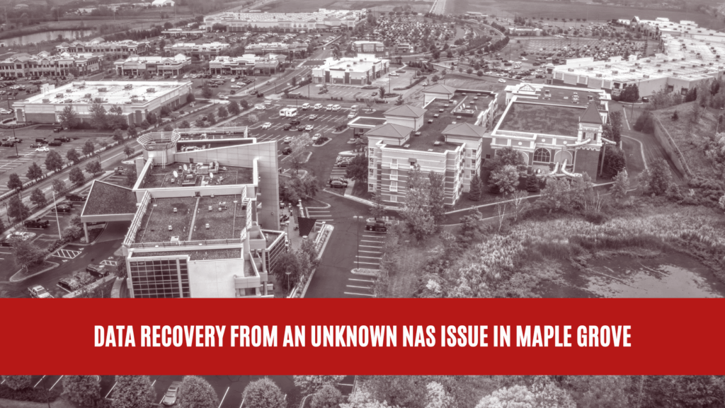 Data Recovery from an Unknown NAS Issue in Maple Grove